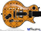 Guitar Hero III Wii Les Paul Skin - Halloween Skull and Bones