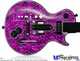 Guitar Hero III Wii Les Paul Skin - Pink Skull Bones