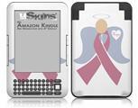 Angel Ribbon Hope - Decal Style Skin fits Amazon Kindle 3 Keyboard (with 6 inch display)