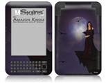 Kathy Gold - Night Of Raven 1 - Decal Style Skin fits Amazon Kindle 3 Keyboard (with 6 inch display)