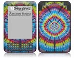 Tie Dye Swirl 100 - Decal Style Skin fits Amazon Kindle 3 Keyboard (with 6 inch display)