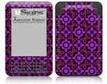 Pink Floral - Decal Style Skin fits Amazon Kindle 3 Keyboard (with 6 inch display)