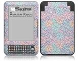 Flowers Pattern 08 - Decal Style Skin fits Amazon Kindle 3 Keyboard (with 6 inch display)