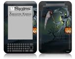 Halloween Reaper - Decal Style Skin fits Amazon Kindle 3 Keyboard (with 6 inch display)