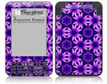 Daisies Purple - Decal Style Skin fits Amazon Kindle 3 Keyboard (with 6 inch display)