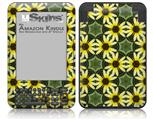 Daisies Yellow - Decal Style Skin fits Amazon Kindle 3 Keyboard (with 6 inch display)