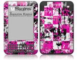 Pink Graffiti - Decal Style Skin fits Amazon Kindle 3 Keyboard (with 6 inch display)