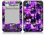 Purple Graffiti - Decal Style Skin fits Amazon Kindle 3 Keyboard (with 6 inch display)