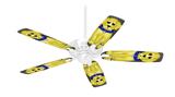 Puppy Dogs on Black - Ceiling Fan Skin Kit fits most 42 inch fans (FAN and BLADES SOLD SEPARATELY)