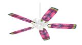 Tie Dye Peace Sign 103 - Ceiling Fan Skin Kit fits most 42 inch fans (FAN and BLADES SOLD SEPARATELY)