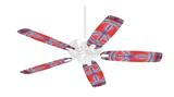 Tie Dye Peace Sign 105 - Ceiling Fan Skin Kit fits most 42 inch fans (FAN and BLADES SOLD SEPARATELY)