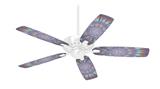 Tie Dye Swirl 103 - Ceiling Fan Skin Kit fits most 42 inch fans (FAN and BLADES SOLD SEPARATELY)
