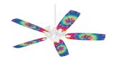 Tie Dye Swirl 104 - Ceiling Fan Skin Kit fits most 42 inch fans (FAN and BLADES SOLD SEPARATELY)
