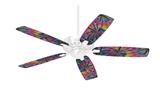 Tie Dye Swirl 106 - Ceiling Fan Skin Kit fits most 42 inch fans (FAN and BLADES SOLD SEPARATELY)