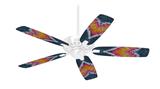 Phat Dyes - Heart - 104 - Ceiling Fan Skin Kit fits most 42 inch fans (FAN and BLADES SOLD SEPARATELY)