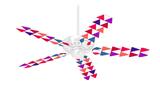Triangles Berries - Ceiling Fan Skin Kit fits most 42 inch fans (FAN and BLADES SOLD SEPARATELY)