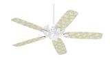 Flowers Pattern 11 - Ceiling Fan Skin Kit fits most 42 inch fans (FAN and BLADES SOLD SEPARATELY)