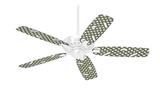 Locknodes 01 Sage Green - Ceiling Fan Skin Kit fits most 42 inch fans (FAN and BLADES SOLD SEPARATELY)