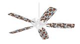 Locknodes 04 Burnt Orange - Ceiling Fan Skin Kit fits most 42 inch fans (FAN and BLADES SOLD SEPARATELY)