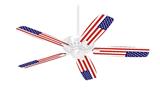 USA American Flag 01 - Ceiling Fan Skin Kit fits most 42 inch fans (FAN and BLADES SOLD SEPARATELY)