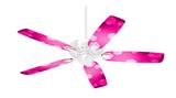 Bokeh Hex Hot Pink - Ceiling Fan Skin Kit fits most 42 inch fans (FAN and BLADES SOLD SEPARATELY)