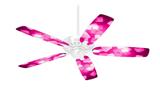 Bokeh Squared Hot Pink - Ceiling Fan Skin Kit fits most 42 inch fans (FAN and BLADES SOLD SEPARATELY)