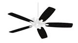 Diamond Plate Metal 02 Black - Ceiling Fan Skin Kit fits most 42 inch fans (FAN and BLADES SOLD SEPARATELY)