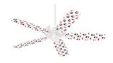 Face Red - Ceiling Fan Skin Kit fits most 42 inch fans (FAN and BLADES SOLD SEPARATELY)
