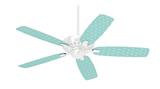 Hearts Tropical - Ceiling Fan Skin Kit fits most 42 inch fans (FAN and BLADES SOLD SEPARATELY)