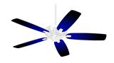 Smooth Fades Blue Black - Ceiling Fan Skin Kit fits most 42 inch fans (FAN and BLADES SOLD SEPARATELY)