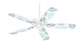 Palms 02 Blue - Ceiling Fan Skin Kit fits most 42 inch fans (FAN and BLADES SOLD SEPARATELY)