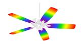 Smooth Fades Rainbow - Ceiling Fan Skin Kit fits most 42 inch fans (FAN and BLADES SOLD SEPARATELY)