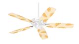 Oranges Orange - Ceiling Fan Skin Kit fits most 42 inch fans (FAN and BLADES SOLD SEPARATELY)