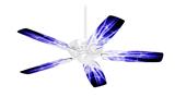 Lightning Blue - Ceiling Fan Skin Kit fits most 42 inch fans (FAN and BLADES SOLD SEPARATELY)