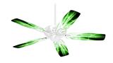 Lightning Green - Ceiling Fan Skin Kit fits most 42 inch fans (FAN and BLADES SOLD SEPARATELY)