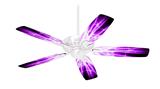 Lightning Purple - Ceiling Fan Skin Kit fits most 42 inch fans (FAN and BLADES SOLD SEPARATELY)