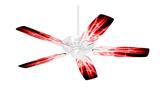 Lightning Red - Ceiling Fan Skin Kit fits most 42 inch fans (FAN and BLADES SOLD SEPARATELY)