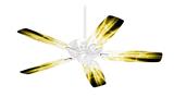 Lightning Yellow - Ceiling Fan Skin Kit fits most 42 inch fans (FAN and BLADES SOLD SEPARATELY)