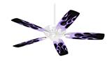 Metal Flames Purple - Ceiling Fan Skin Kit fits most 42 inch fans (FAN and BLADES SOLD SEPARATELY)