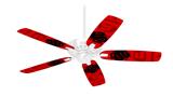 Oriental Dragon Black on Red - Ceiling Fan Skin Kit fits most 42 inch fans (FAN and BLADES SOLD SEPARATELY)
