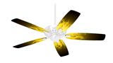 Fire Flames Yellow - Ceiling Fan Skin Kit fits most 42 inch fans (FAN and BLADES SOLD SEPARATELY)