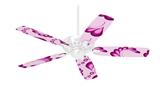 Petals Pink - Ceiling Fan Skin Kit fits most 42 inch fans (FAN and BLADES SOLD SEPARATELY)
