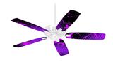 Halftone Splatter Hot Pink Purple - Ceiling Fan Skin Kit fits most 42 inch fans (FAN and BLADES SOLD SEPARATELY)