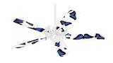 Butterflies Blue - Ceiling Fan Skin Kit fits most 42 inch fans (FAN and BLADES SOLD SEPARATELY)