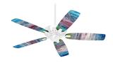 Landscape Abstract RedSky - Ceiling Fan Skin Kit fits most 42 inch fans (FAN and BLADES SOLD SEPARATELY)