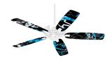 Baja 0003 Neon Blue - Ceiling Fan Skin Kit fits most 42 inch fans (FAN and BLADES SOLD SEPARATELY)