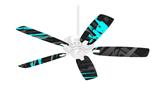 Baja 0014 Neon Teal - Ceiling Fan Skin Kit fits most 42 inch fans (FAN and BLADES SOLD SEPARATELY)