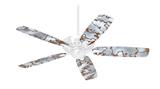 Rusted Metal - Ceiling Fan Skin Kit fits most 42 inch fans (FAN and BLADES SOLD SEPARATELY)