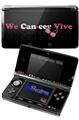 We Can-cer Vive Beast Cancer - Decal Style Skin fits Nintendo 3DS (3DS SOLD SEPARATELY)