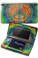 Tie Dye Peace Sign 111 - Decal Style Skin fits Nintendo 3DS (3DS SOLD SEPARATELY)